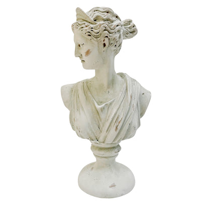 Cast Terracotta Bust of Goddess Diana of Versailles