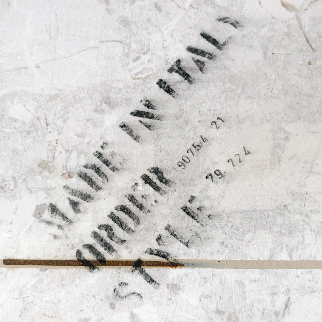 Century Furniture Neoclassical Marble Top Console Table Made in Italy