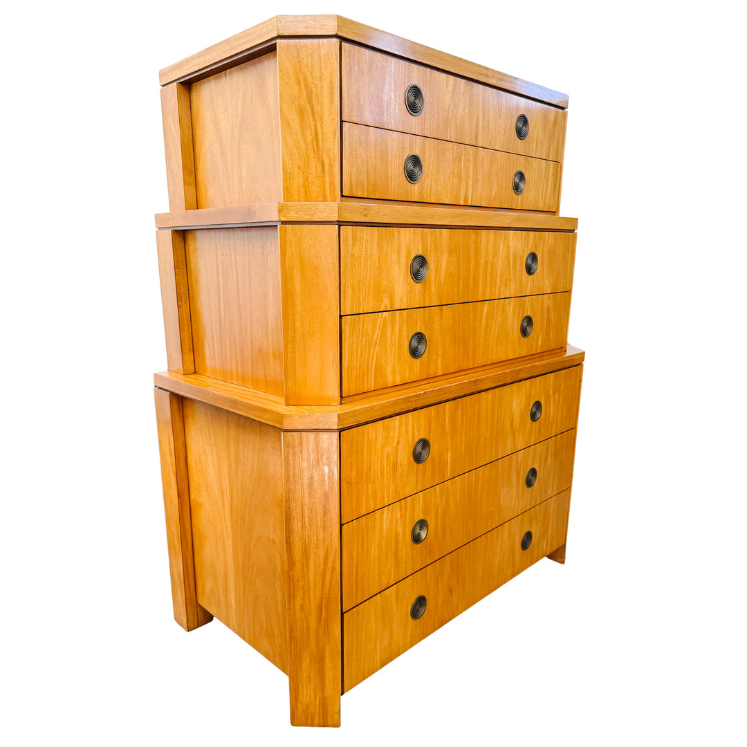 Charles Pfister Primavera Triple Chest-on-Chest by Baker Furniture