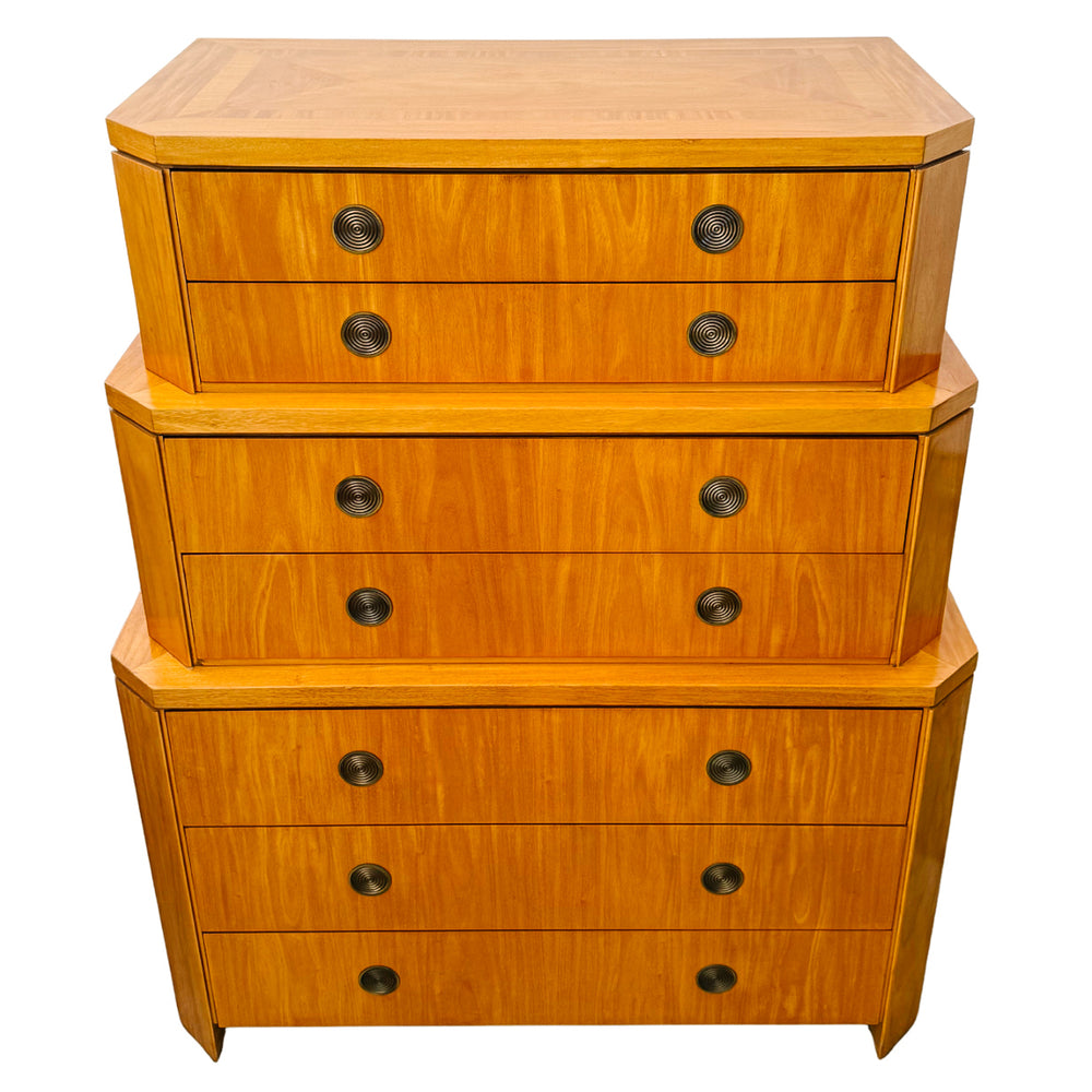 Charles Pfister Primavera Triple Chest-on-Chest by Baker Furniture