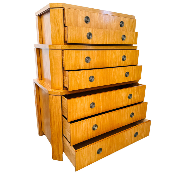 Charles Pfister Primavera Triple Chest-on-Chest by Baker Furniture