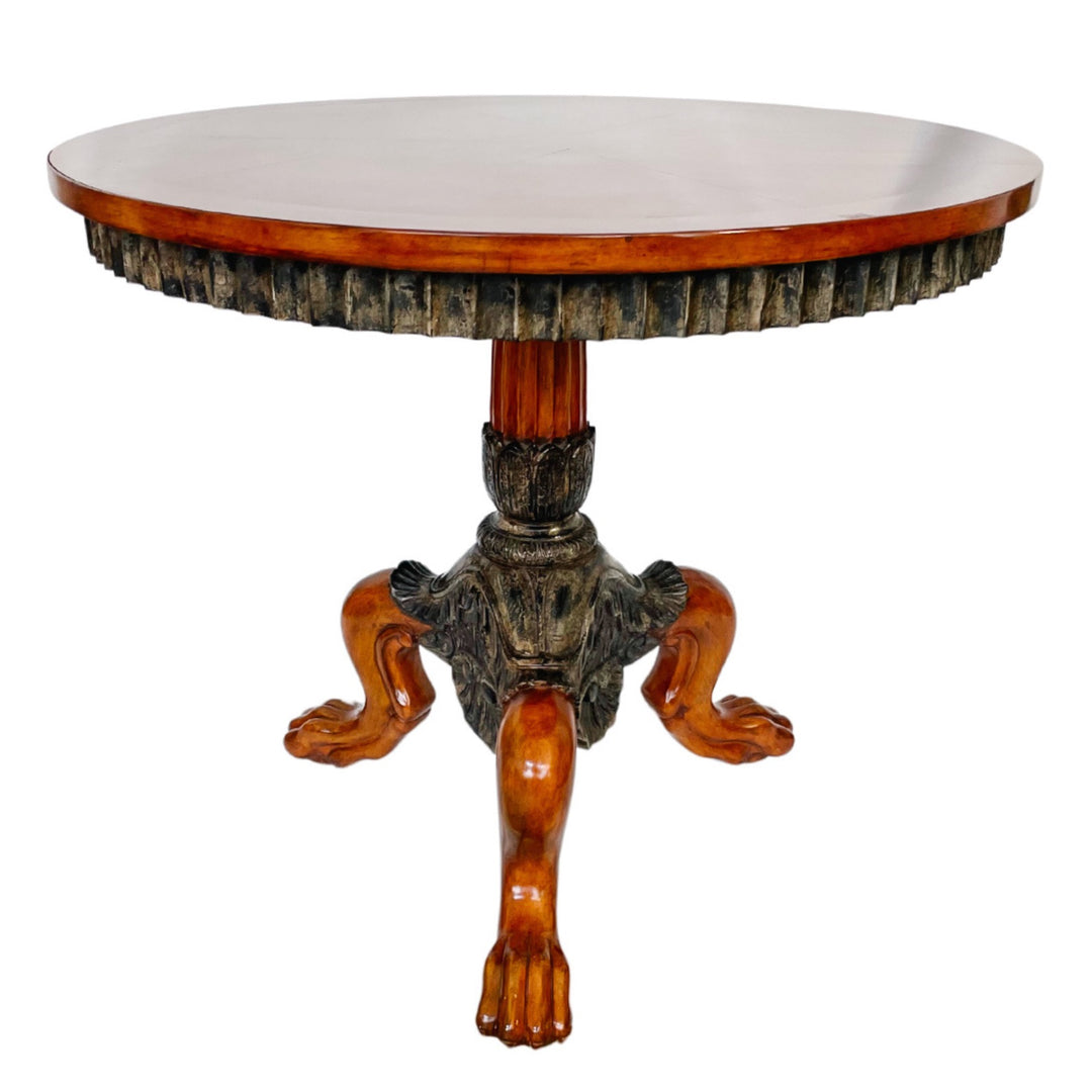 Charles Pollock French Regency Claw Feet Gueridon Center Table