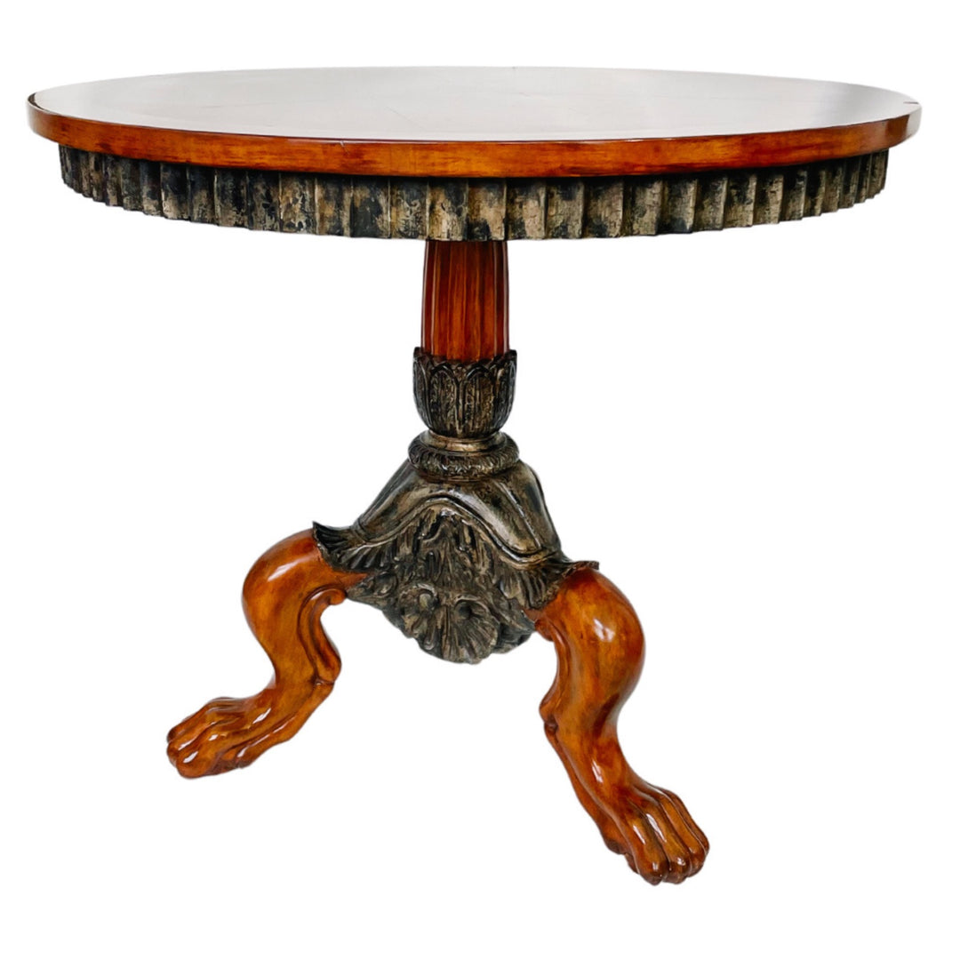 Charles Pollock French Regency Claw Feet Gueridon Center Table