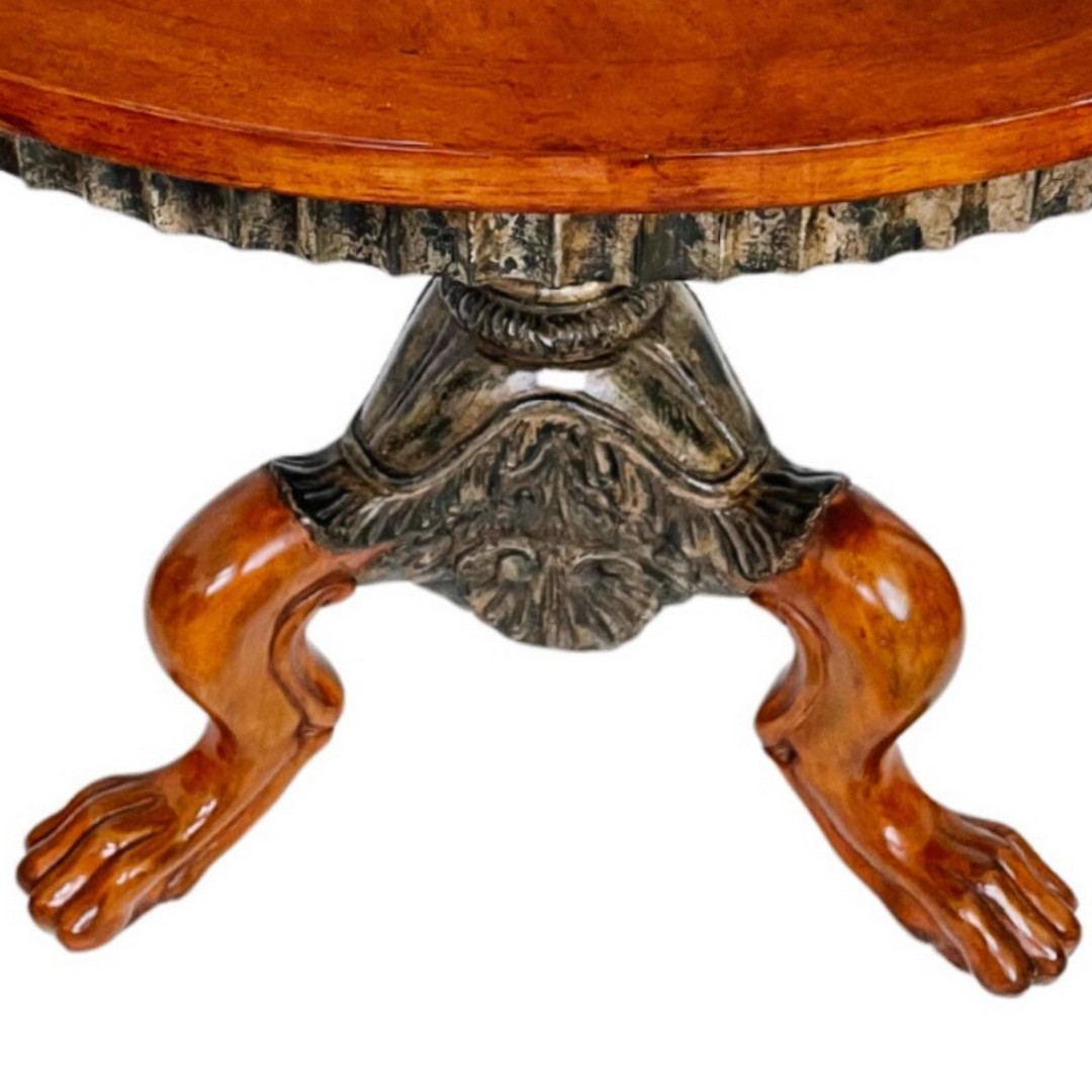 Charles Pollock French Regency Claw Feet Gueridon Center Table