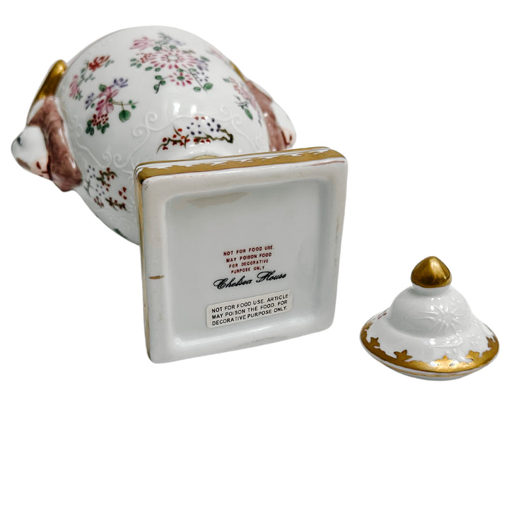 Chelsea House Ram Head Armorial Urn in French Edme Samson Style