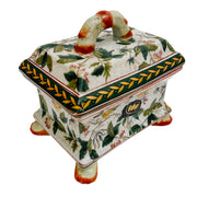 Chinese Export Pawfoot Ceramic Lidded Box