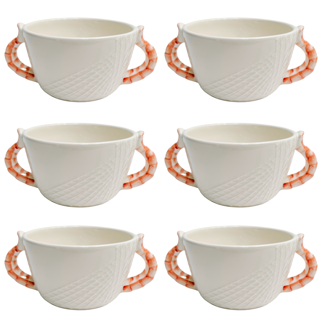 Shafford Shrimp Tail Soup Bowls Set