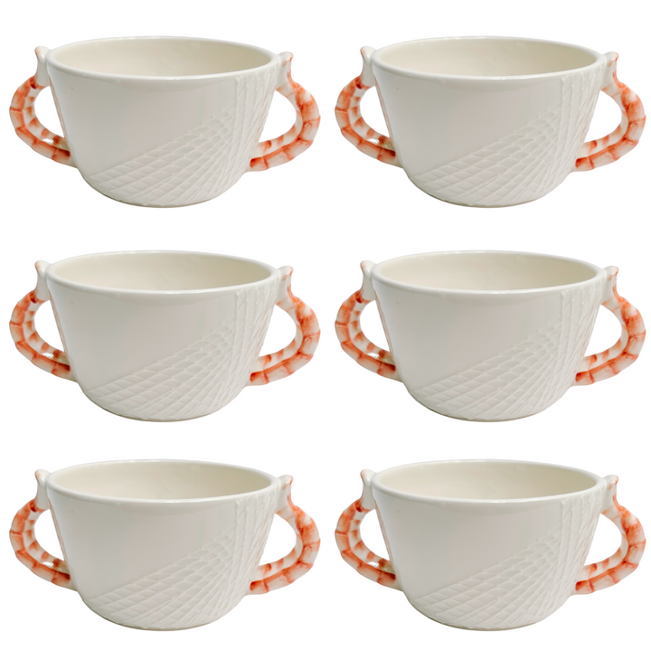 Shafford Shrimp Tail Soup Bowls Set