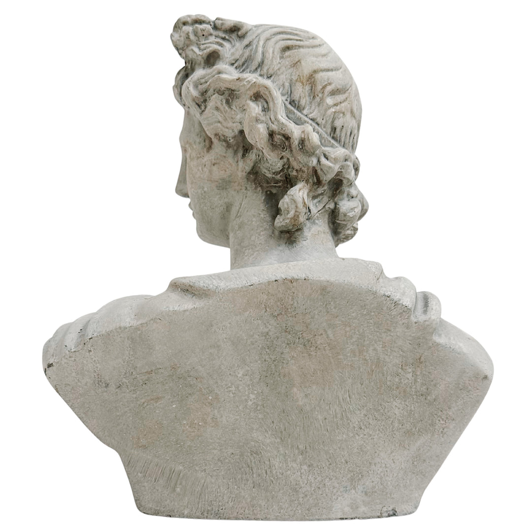 Concrete Bust of Apollo of Belvedere