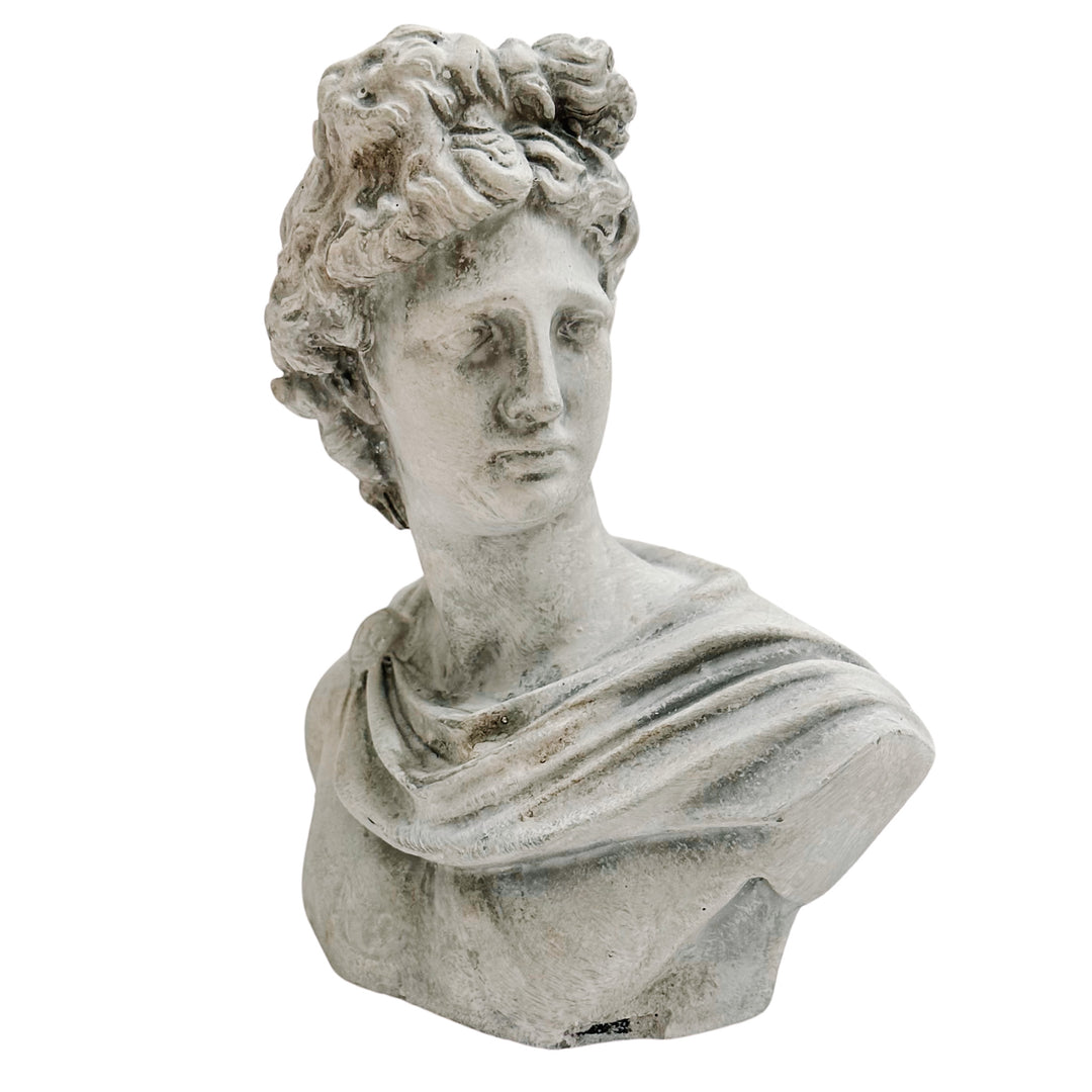 Concrete Bust of Apollo of Belvedere