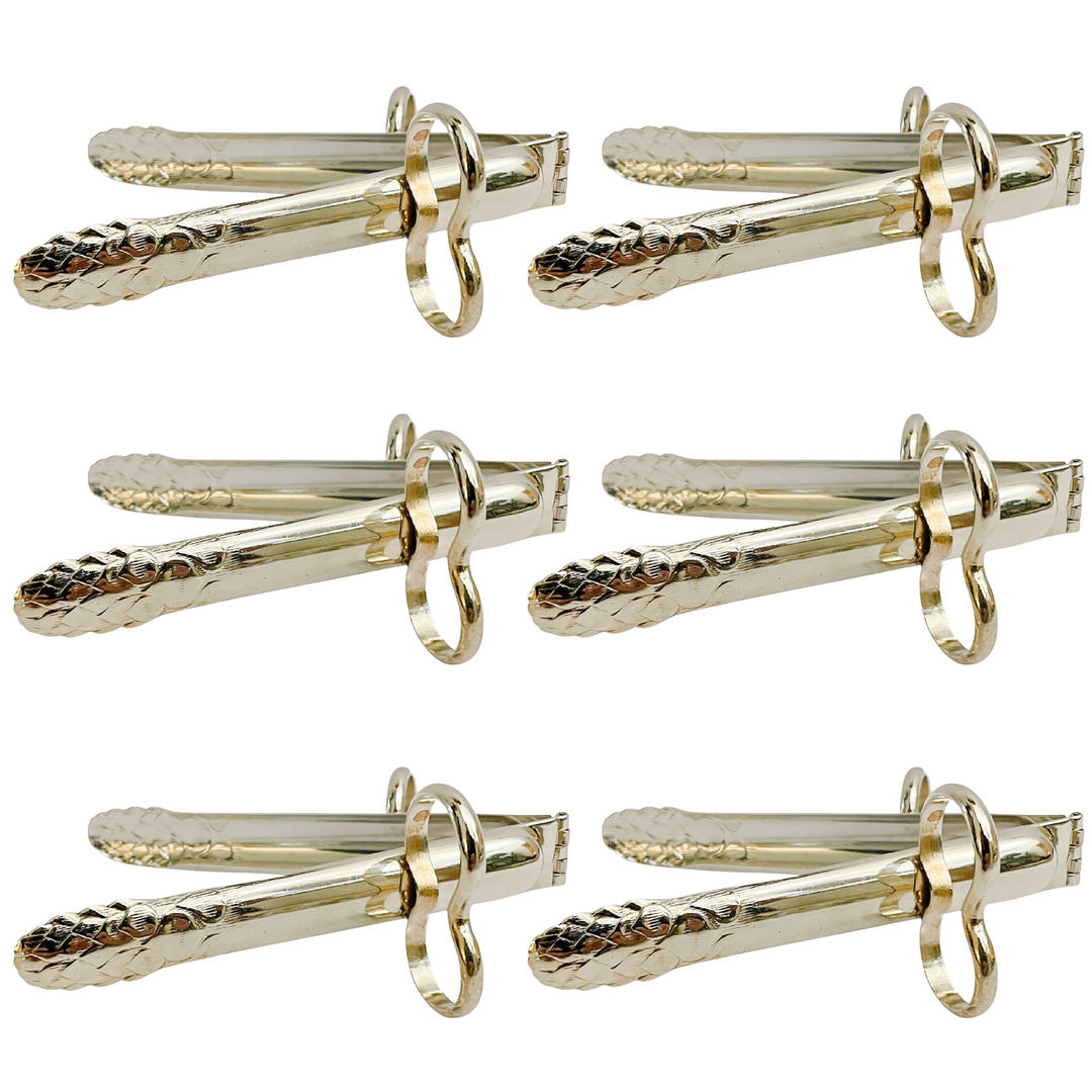 French Silverplated Asparagus Tongs
