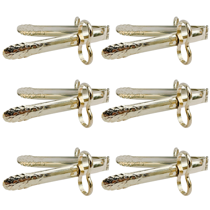 French Silverplated Asparagus Tongs