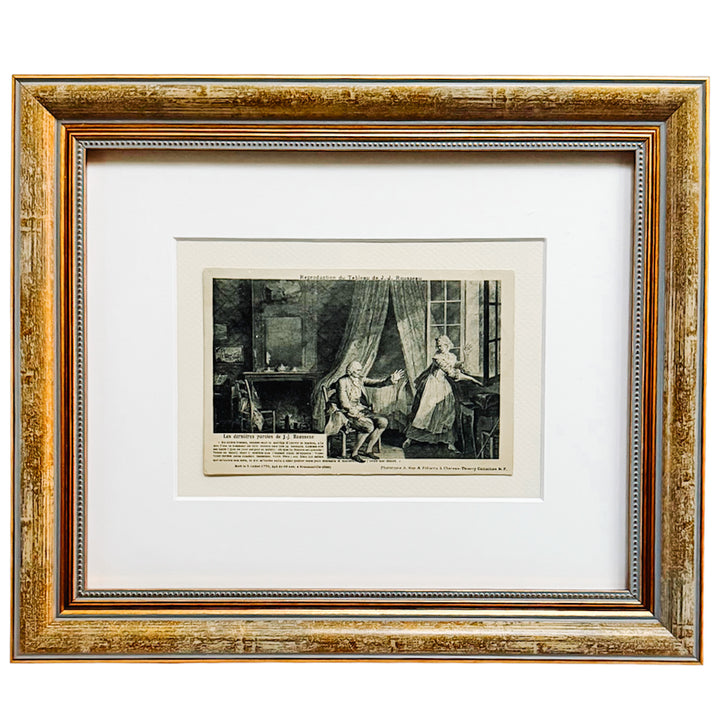 Curated Parisian Architecture & History Framed Postcard Collection