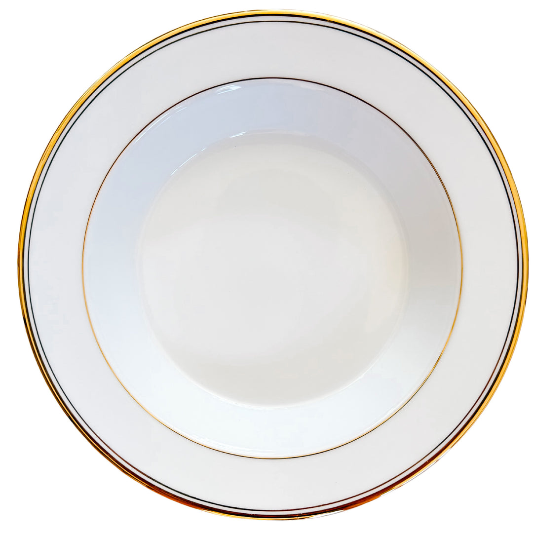 Dansk Concerto Gold Rim Soup Bowls, Set of 12