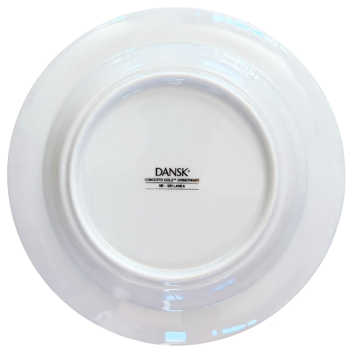 Dansk Concerto Gold Rim Soup Bowls, Set of 12