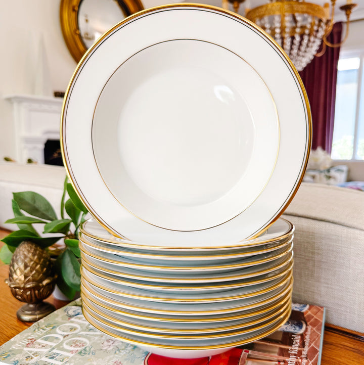 Dansk Concerto Gold Rim Soup Bowls