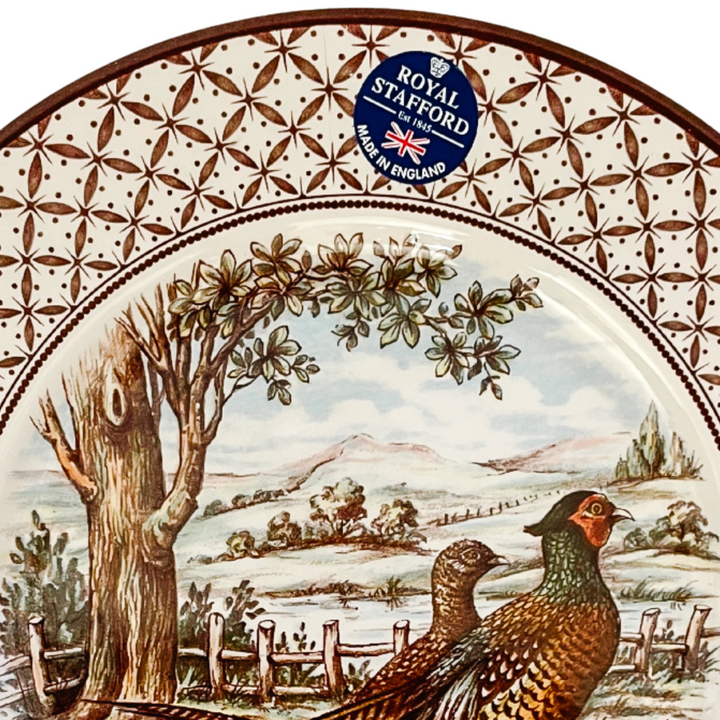 English Quails Thanksgiving 
 Dinner Plates