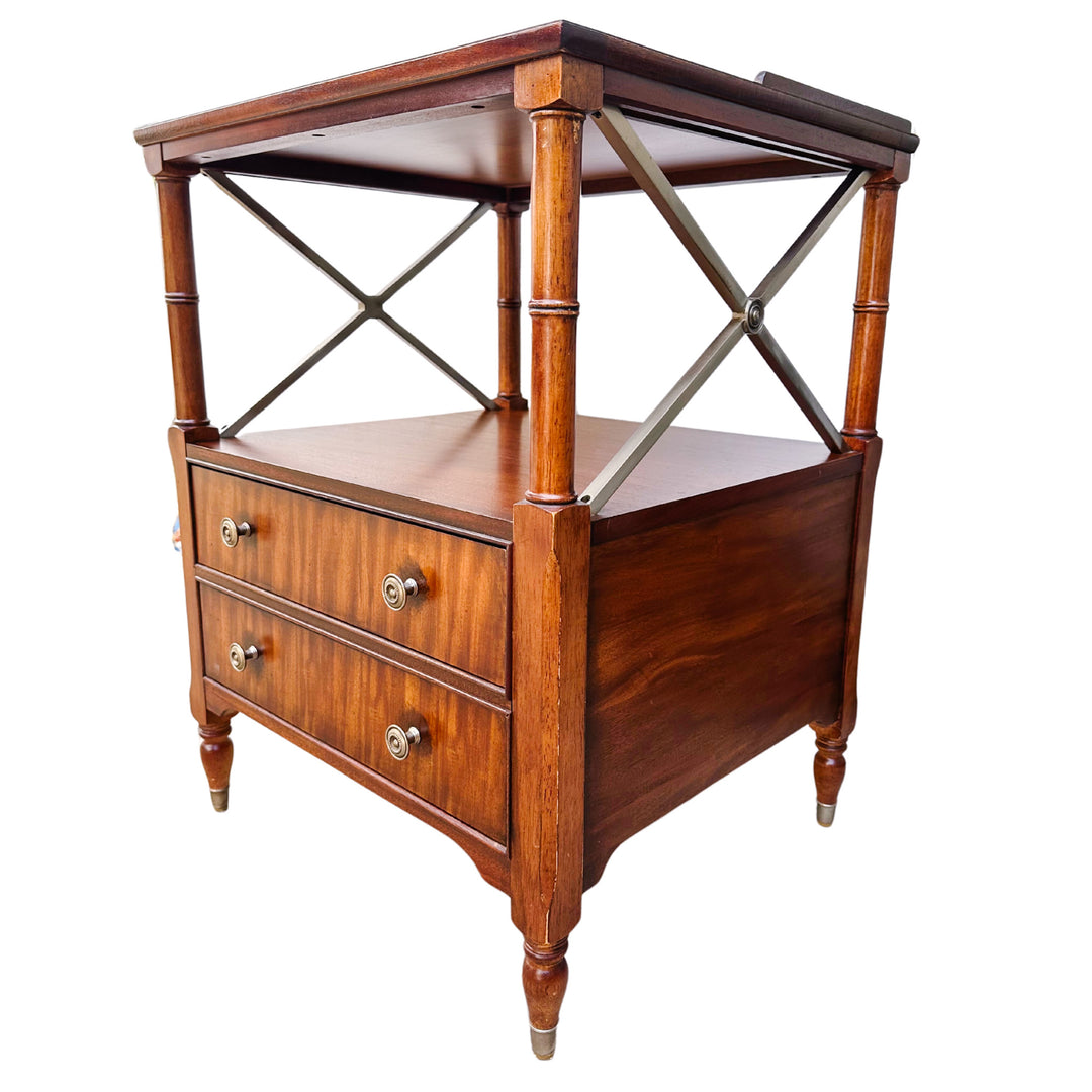 Ethan Allen Eugene Mahogany Night Tables or Nightstands
