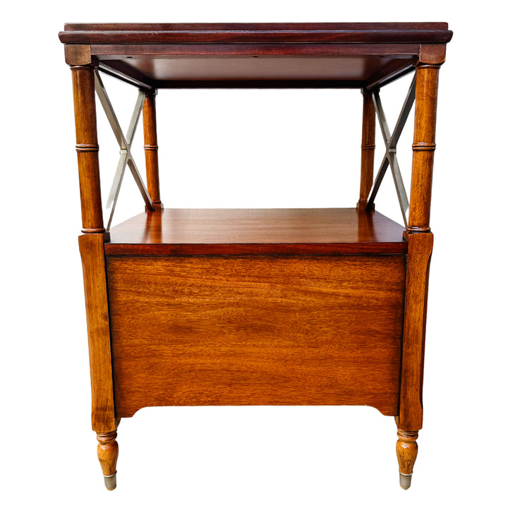 Ethan Allen Eugene Mahogany Night Tables or Nightstands