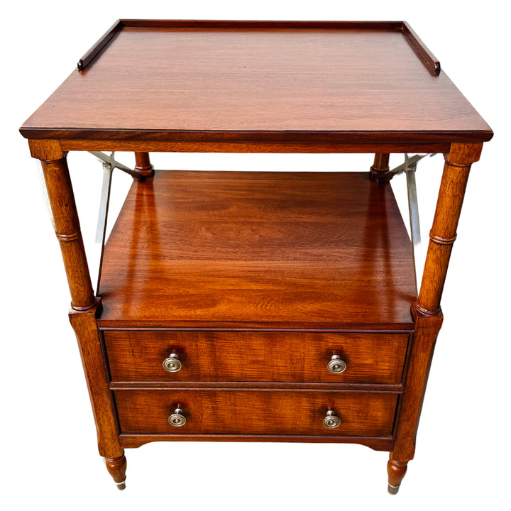 Ethan Allen Eugene Mahogany Night Tables or Nightstands