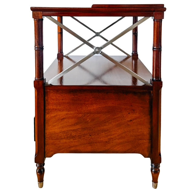 Pair of Ethan Allen Eugene Mahogany Night Tables or Nightstands