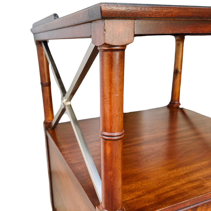 Ethan Allen Eugene Mahogany Night Tables or Nightstands