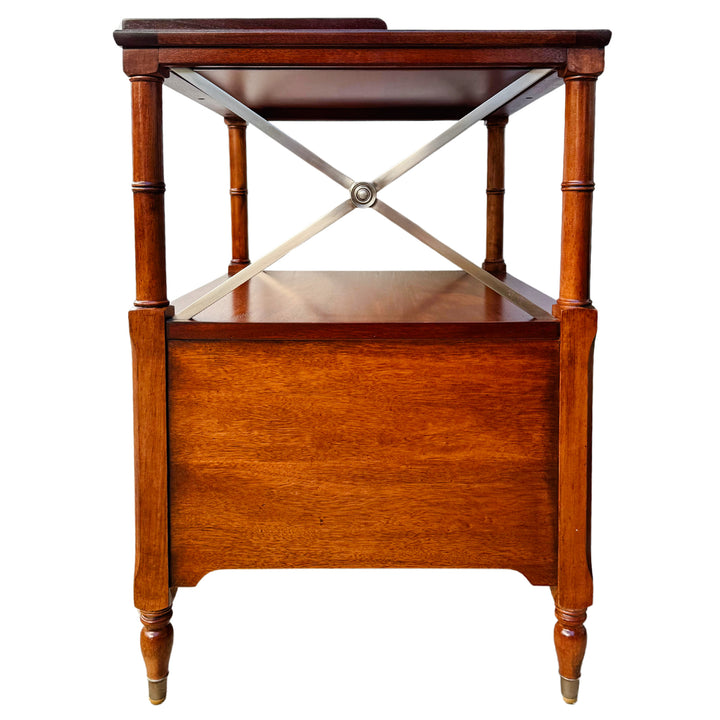 Ethan Allen Eugene Mahogany Night Tables or Nightstands