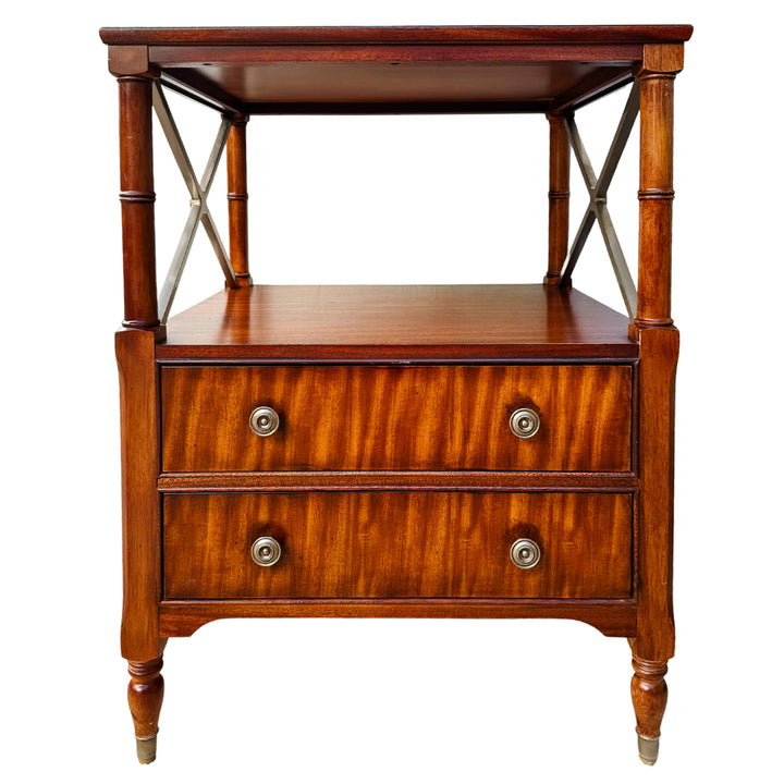 Ethan Allen Eugene Mahogany Night Tables or Nightstands