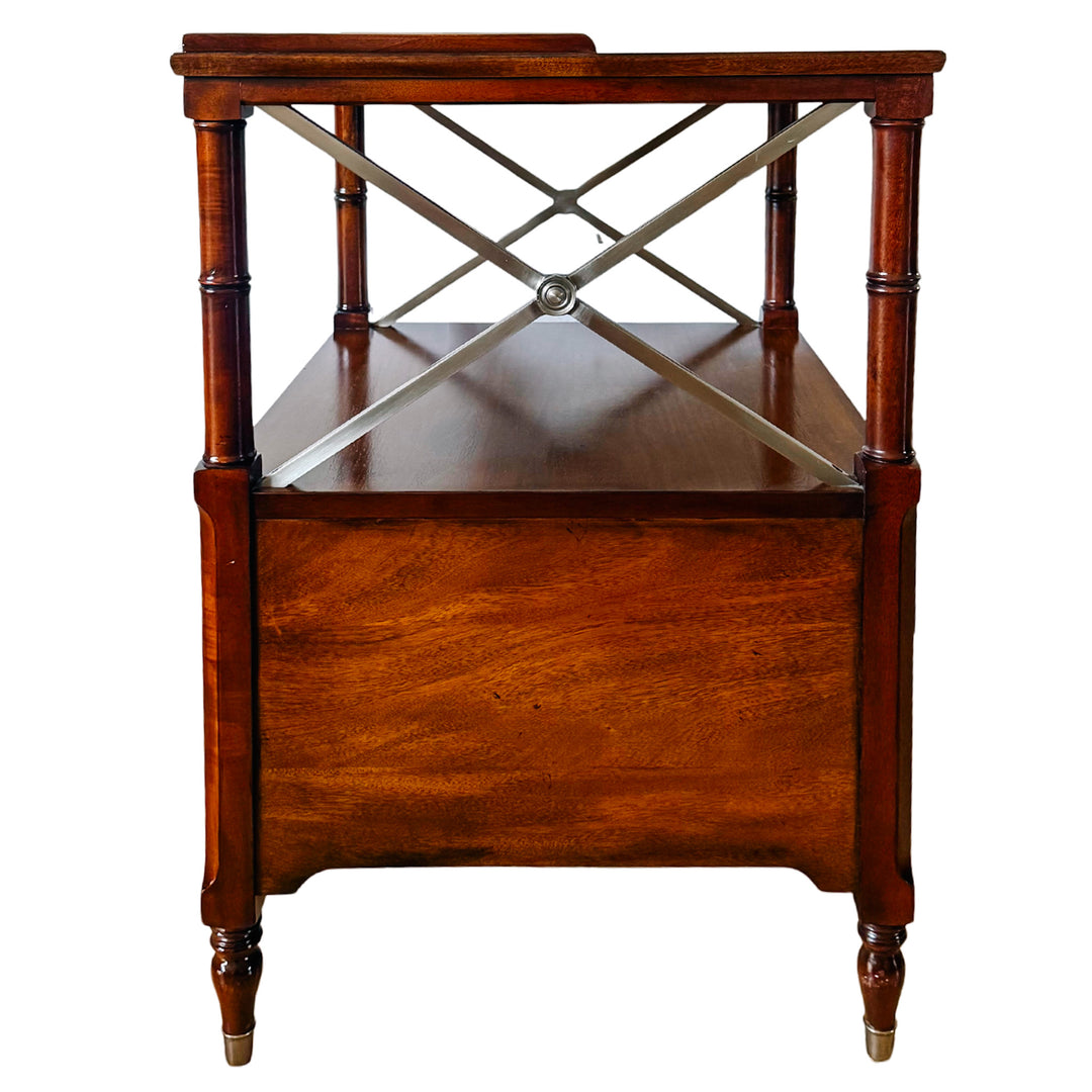 Pair of Ethan Allen Eugene Mahogany Night Tables or Nightstands