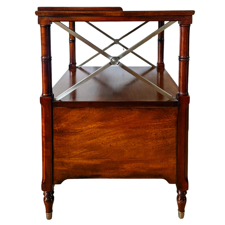 Pair of Ethan Allen Eugene Mahogany Night Tables or Nightstands