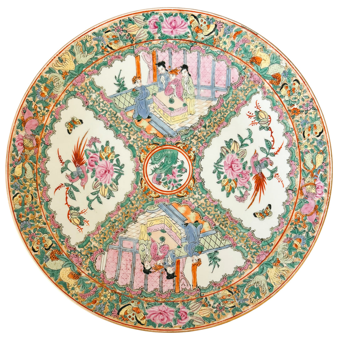 Extra Large Rose Medallion Charger