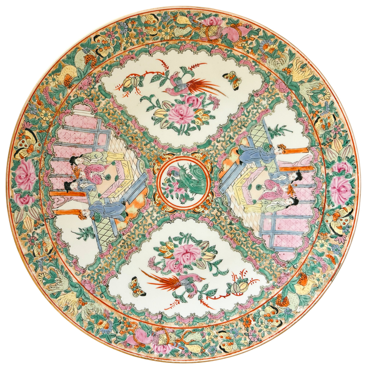 Extra Large Rose Medallion Charger