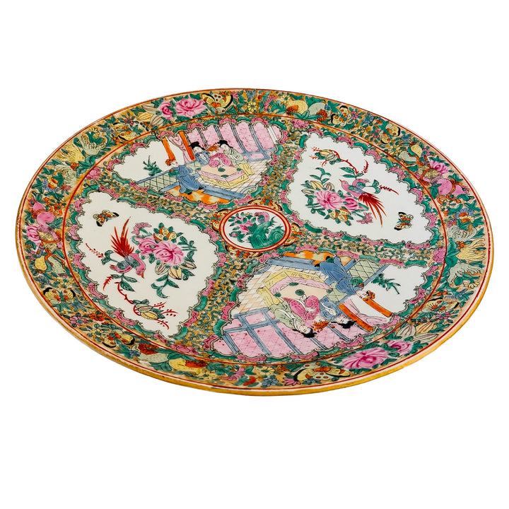 Extra Large Rose Medallion Charger
