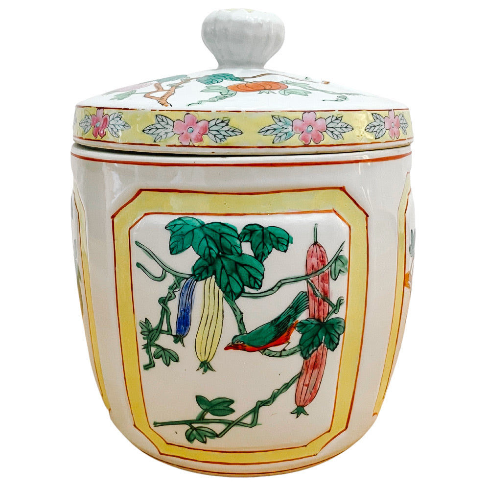 Vintage Williams-Sonoma Chinoiserie Lidded Canister