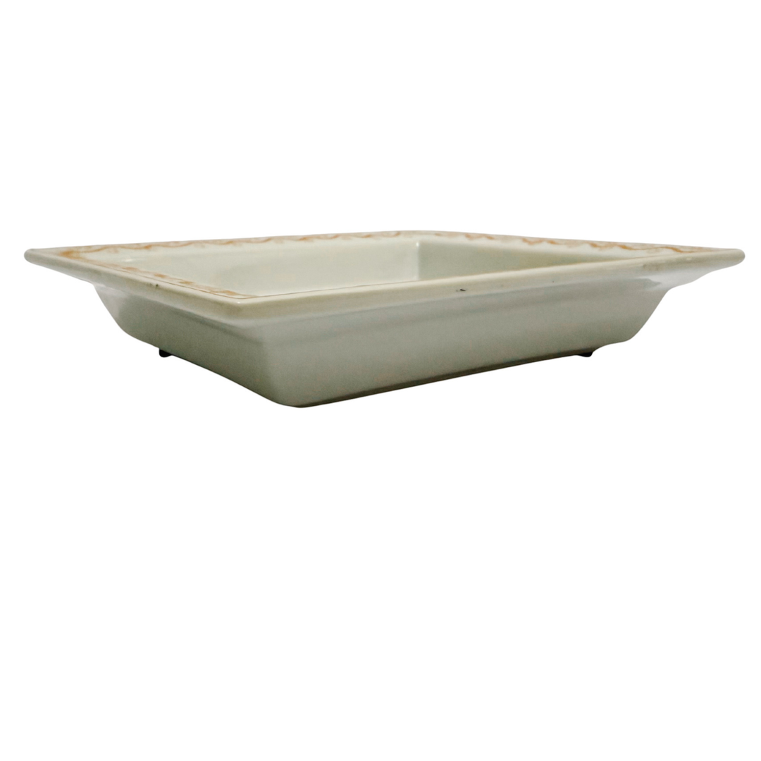 French Fabienne Jouvin Paris Botanical Poppy Catch-All Dish/Tray