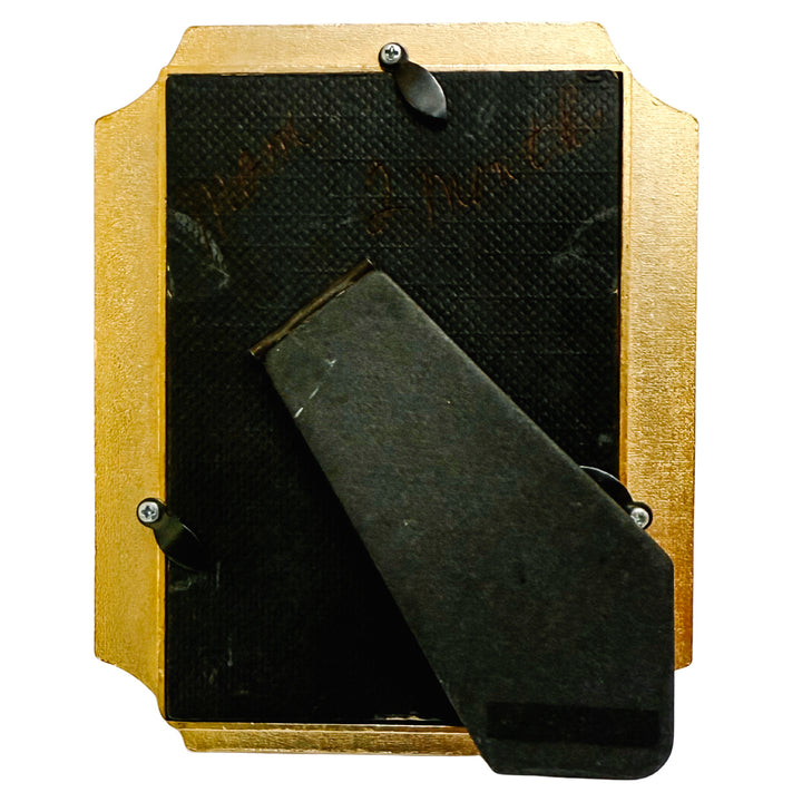 French Style Amber Guilloché Enamel Octagonal Photo Frames