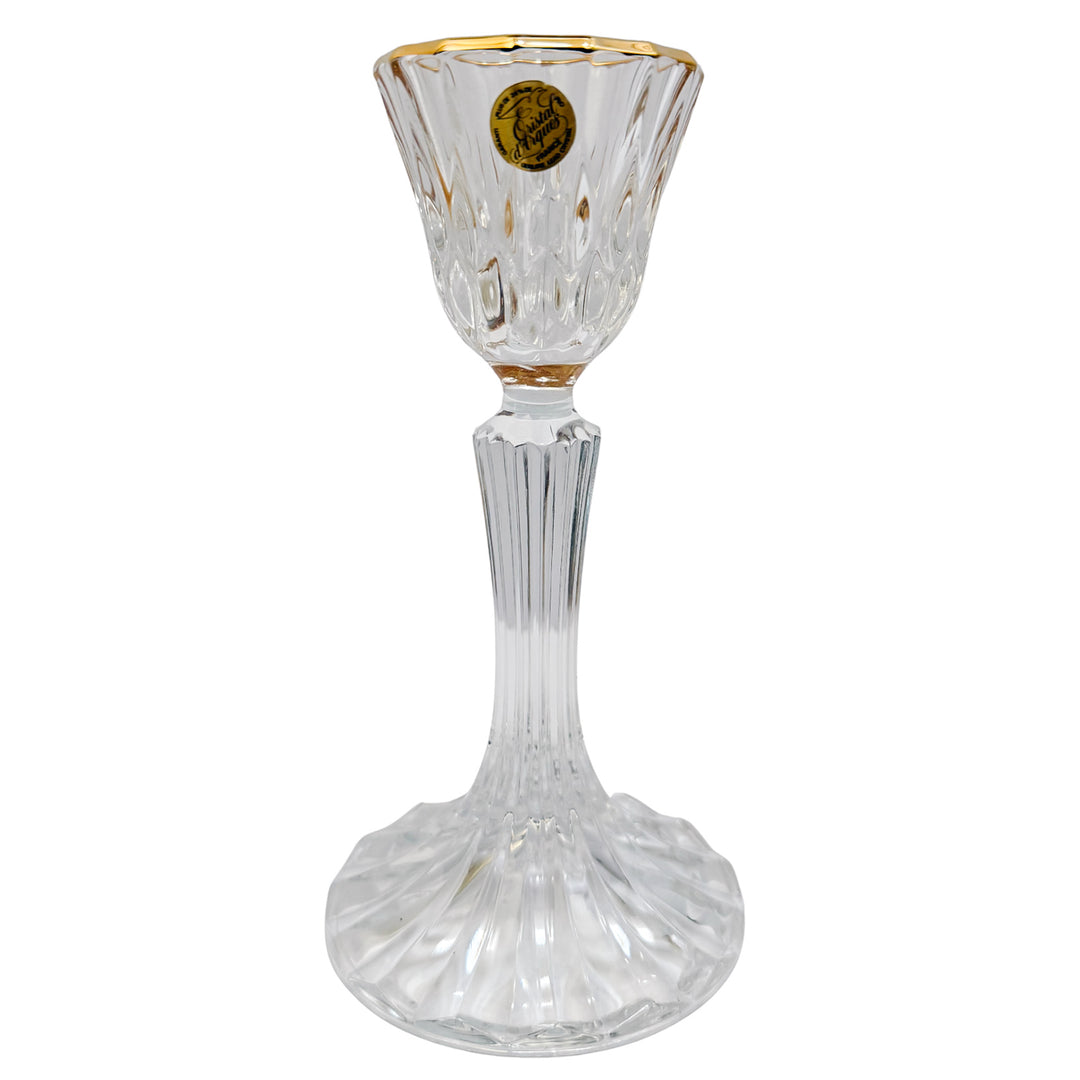 French Crystal Candlestick Holders by Cristal d'Arques-Durand