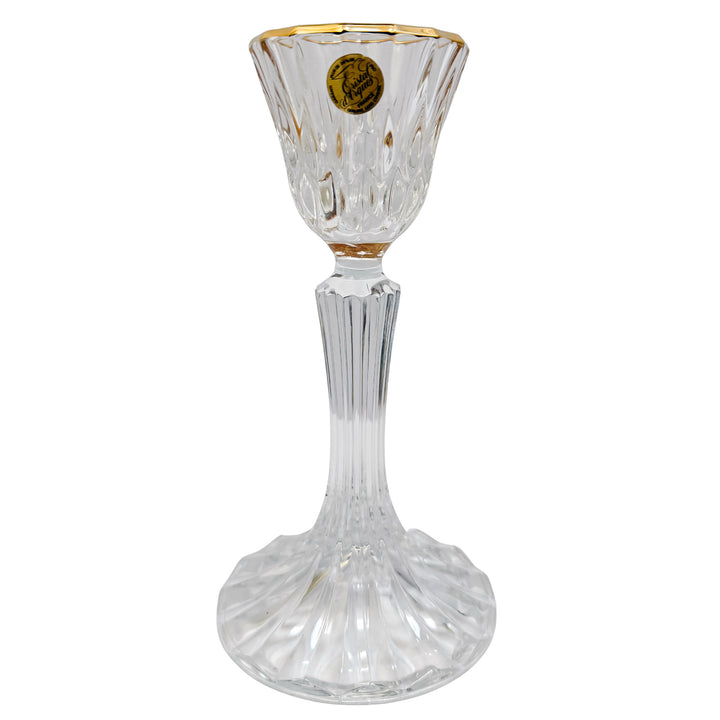 French Crystal Candlestick Holders by Cristal d'Arques-Durand