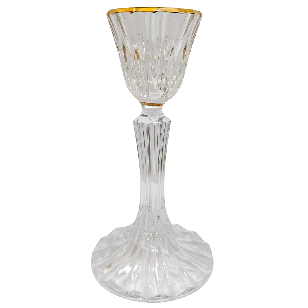 French Crystal Candlestick Holders by Cristal d'Arques-Durand