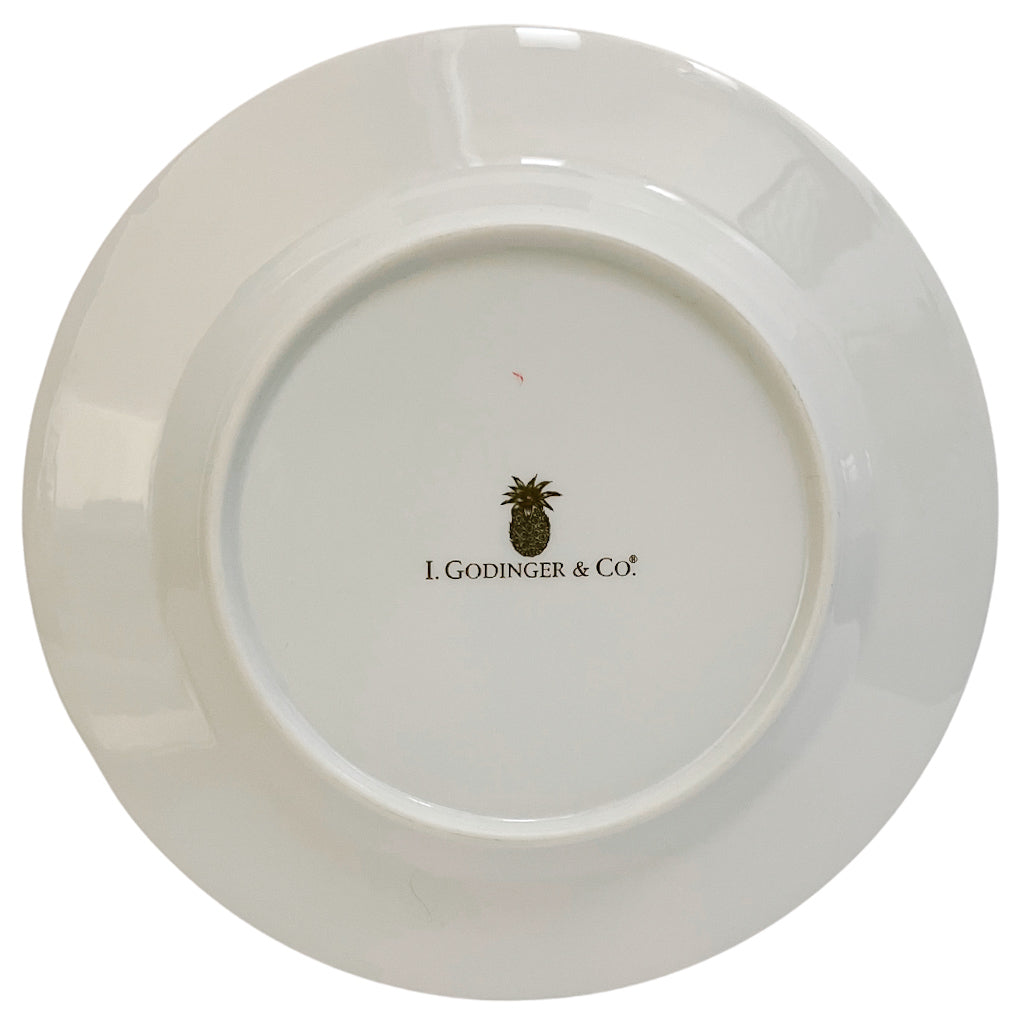 Hollywood Regency Gold Pineapple Plates