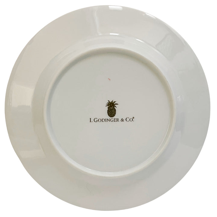 Hollywood Regency Gold Pineapple Plates