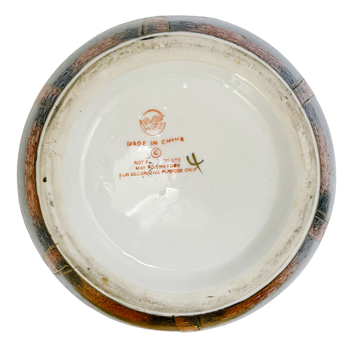 Hand-Painted Chinese Porcelain Equestrian Ginger Jar