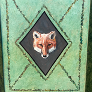 Hand-Painted English Fox Hunt Equestrian Folding Screen Room Divider