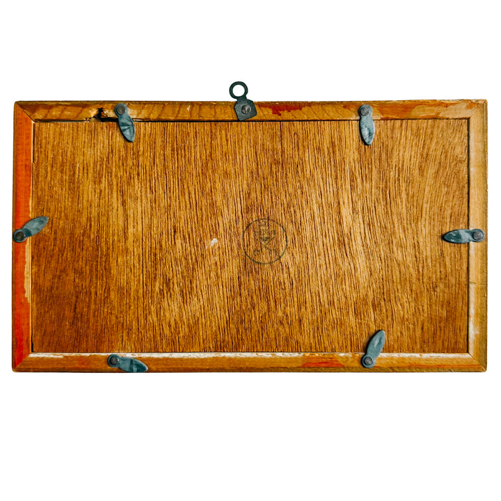 Hand-Painted Framed Ceramic Tiles - Paris River Seine & Saint Germain Des Prés Street Scenes