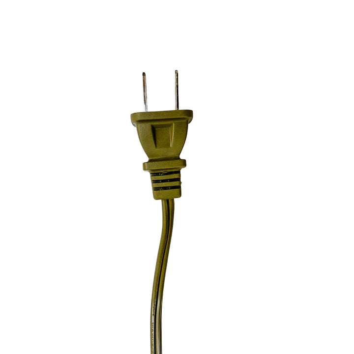 Hand-Painted Regency Style Porcelain Urn Lamp with Gilt Ram Heads