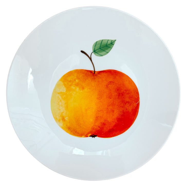 Hand-Painted French Fruit/Vegetable Plates by Atelier of Le Chambrelain Paris