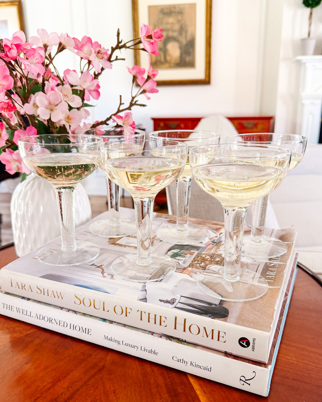 Hollow Stem Coupe Glasses