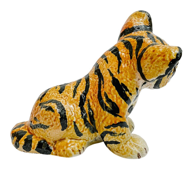 1960 Italian Tiger Cub Ceramic Figurine