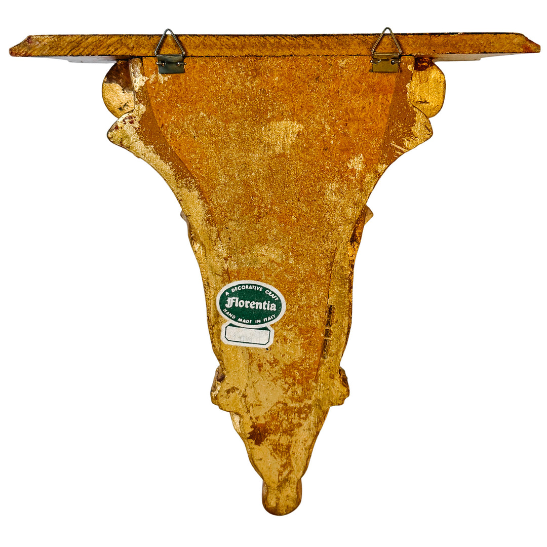 Vintage Italian Hollywood Regency Giltwood Wall Bracket