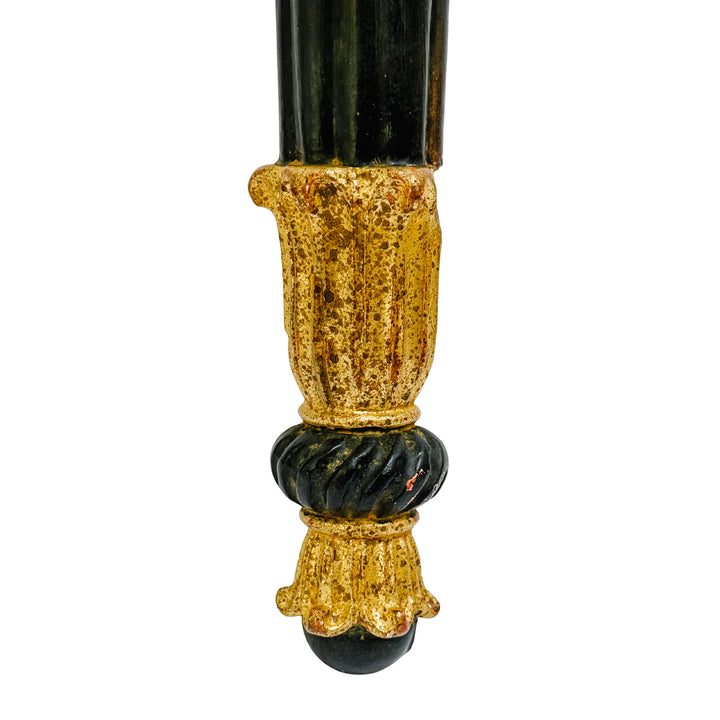 Italian Hollywood Regency Torch & Arrow 3-Arm Giltwood Wall Sconce